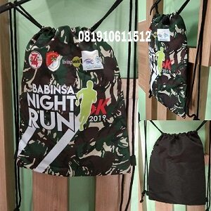 Konveksi Tas Malang | Tas Ransel - Backpack - Sling Bag | Tas Haji & Umroh 18 tas serut custom