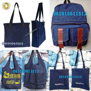 totebag denim custom